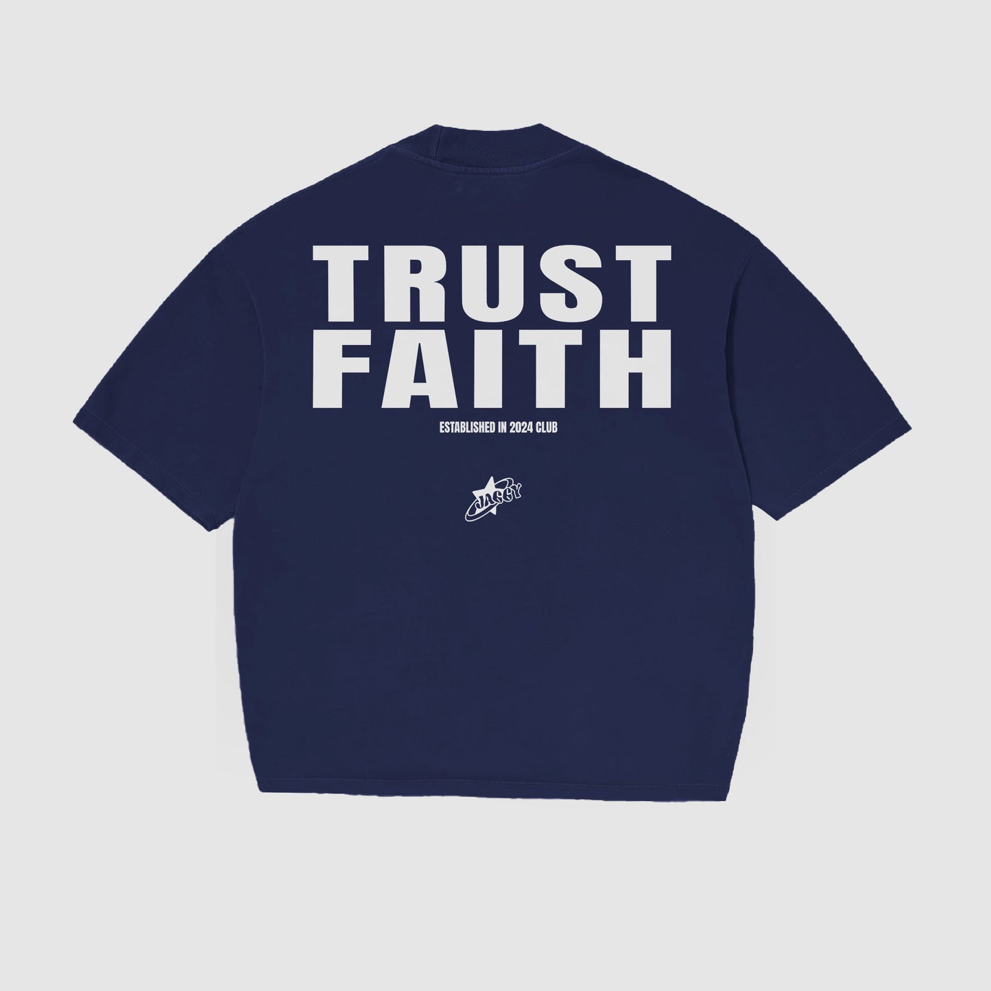 TRUST FAITH TEE NAVY BLUE