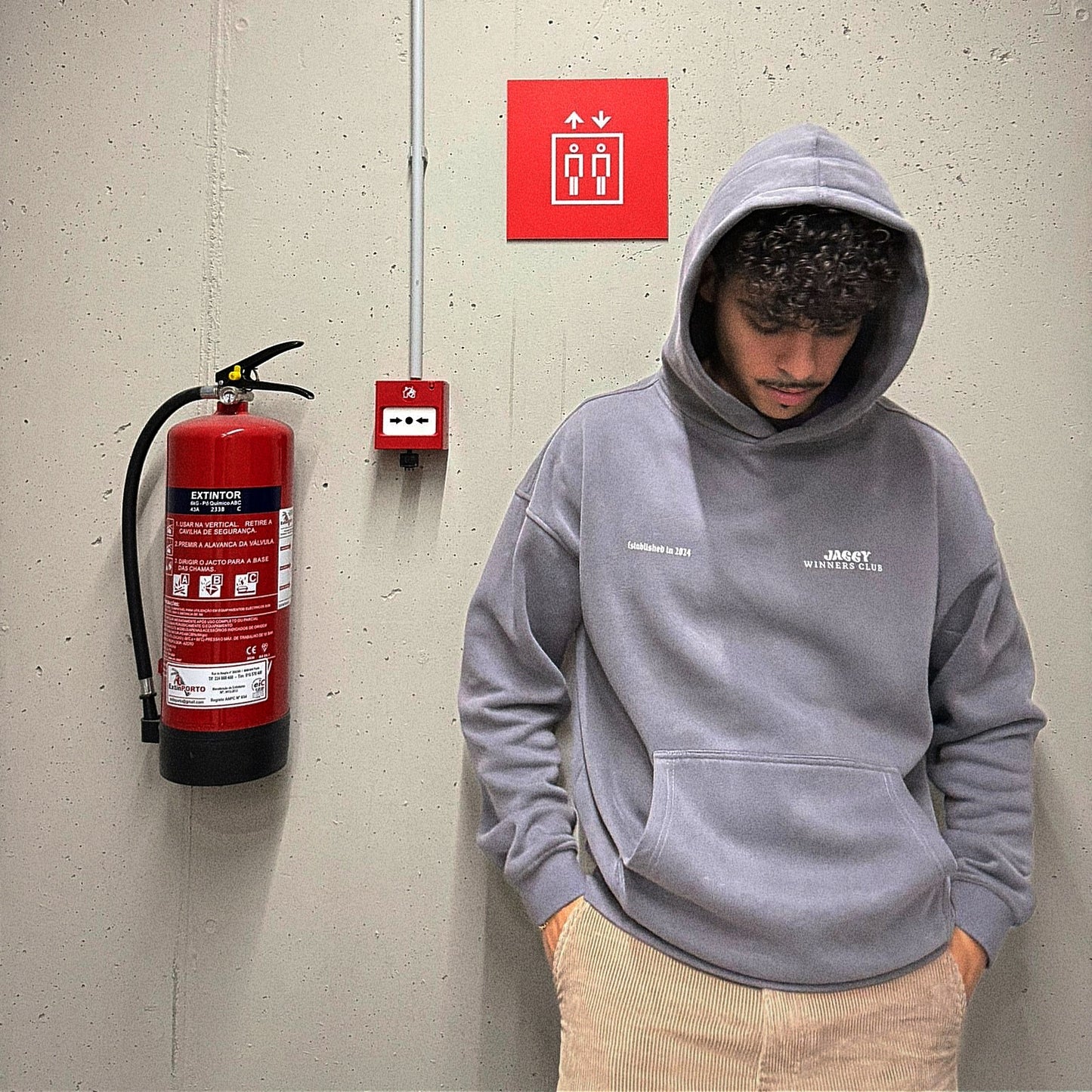 WINNERS CLUB HOODIE GREY