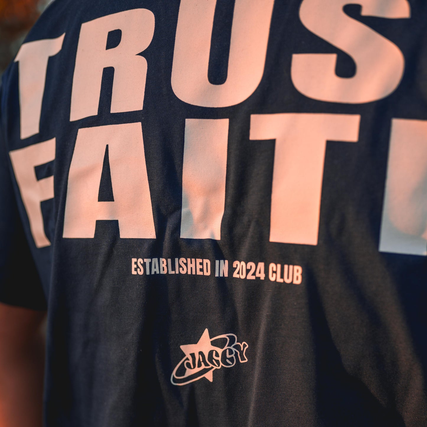 TRUST FAITH TEE NAVY BLUE